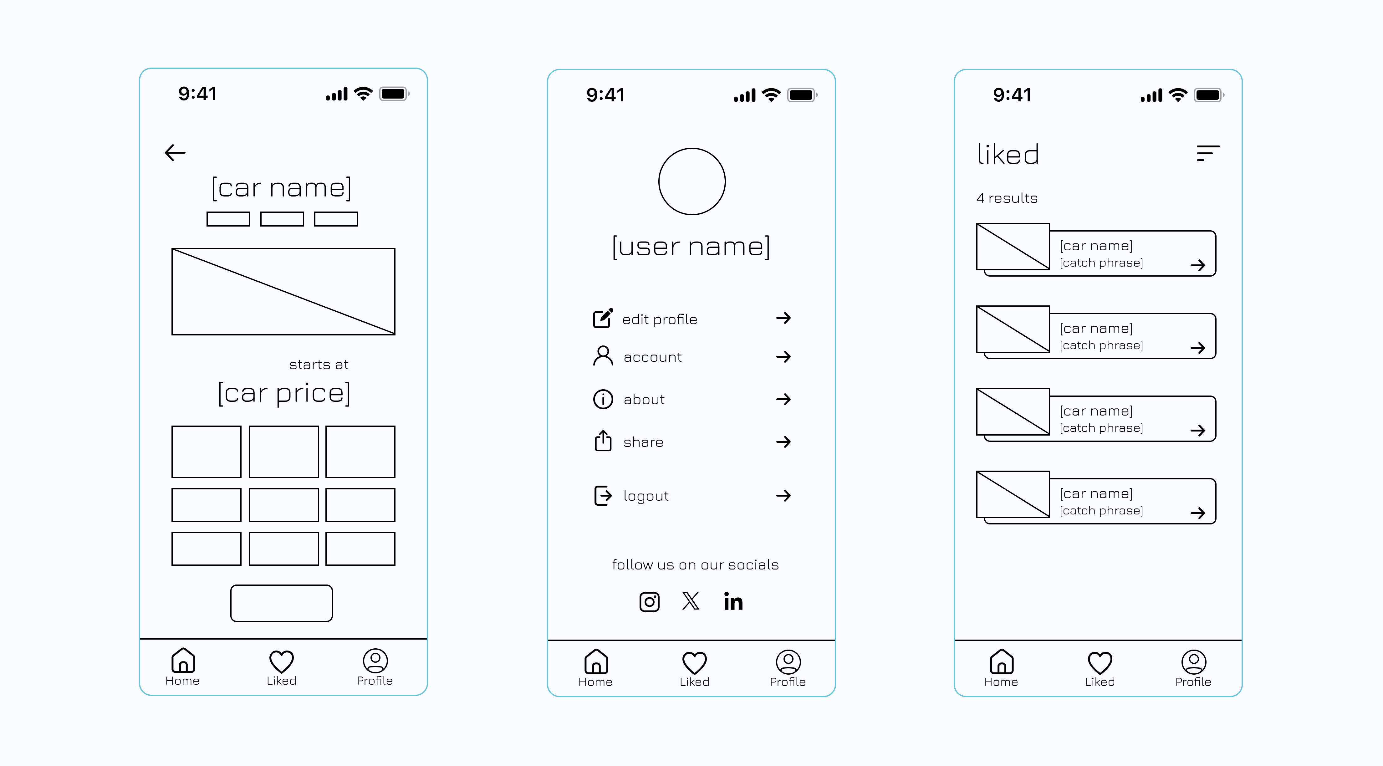 Carro Mobile Design 2